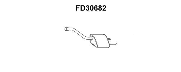 VENEPORTE Глушитель выхлопных газов конечный FD30682