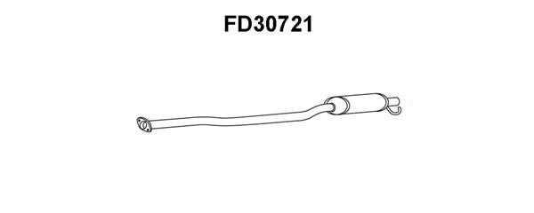 VENEPORTE Предглушитель выхлопных газов FD30721