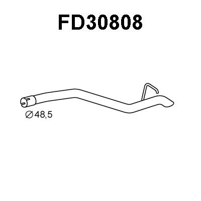 VENEPORTE Труба выхлопного газа FD30808