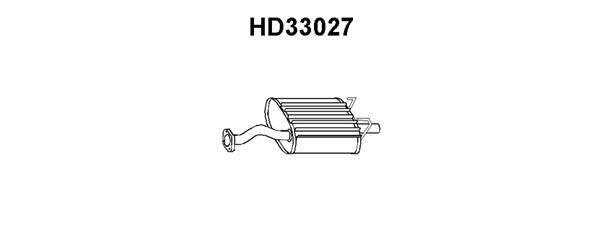 VENEPORTE Глушитель выхлопных газов конечный HD33027