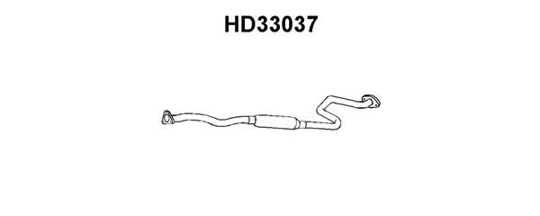 VENEPORTE Средний глушитель выхлопных газов HD33037