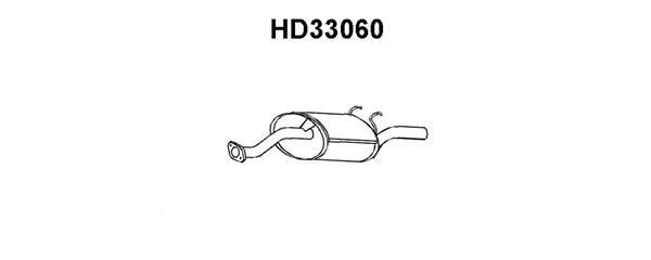 VENEPORTE Глушитель выхлопных газов конечный HD33060