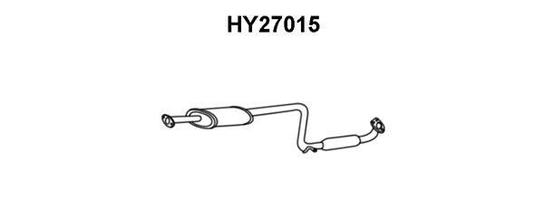 VENEPORTE Предглушитель выхлопных газов HY27015