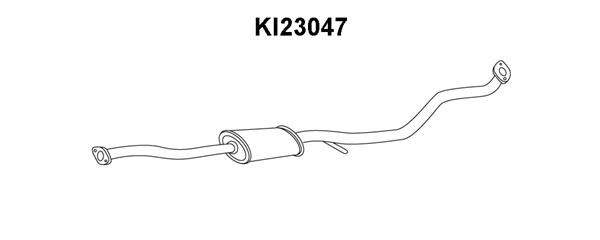 VENEPORTE Предглушитель выхлопных газов KI23047