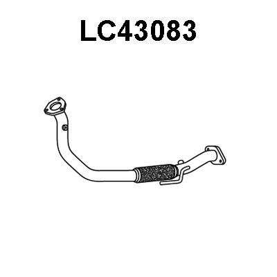 VENEPORTE Труба выхлопного газа LC43083