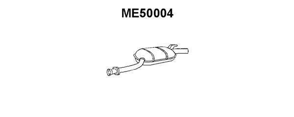 VENEPORTE Средний глушитель выхлопных газов ME50004