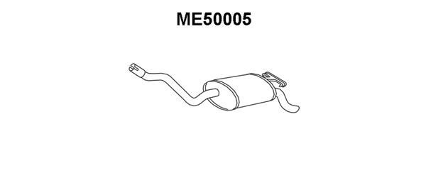 VENEPORTE Глушитель выхлопных газов конечный ME50005