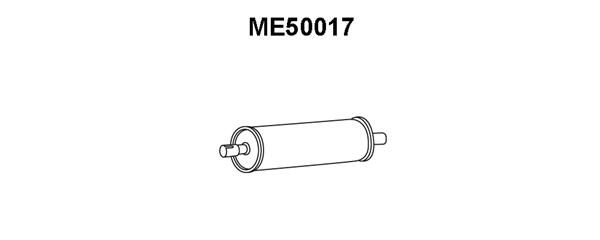 VENEPORTE Глушитель выхлопных газов конечный ME50017