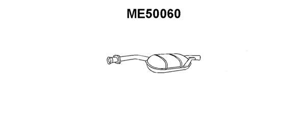 VENEPORTE Средний глушитель выхлопных газов ME50060