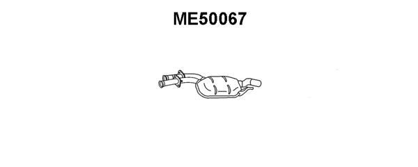 VENEPORTE Средний глушитель выхлопных газов ME50067
