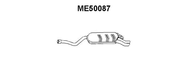 VENEPORTE Глушитель выхлопных газов конечный ME50087