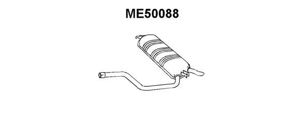 VENEPORTE Глушитель выхлопных газов конечный ME50088
