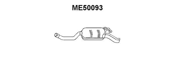 VENEPORTE Глушитель выхлопных газов конечный ME50093