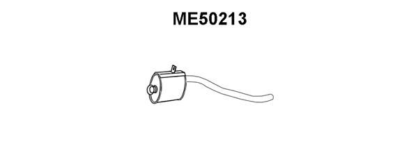 VENEPORTE Предглушитель выхлопных газов ME50213