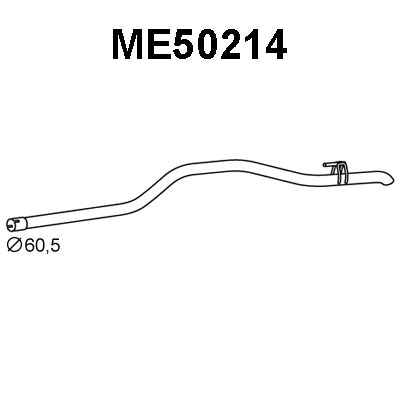 VENEPORTE Труба выхлопного газа ME50214