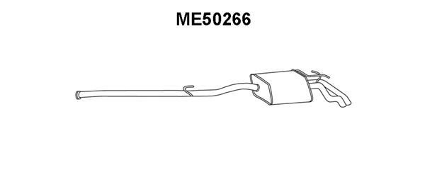 VENEPORTE Глушитель выхлопных газов конечный ME50266