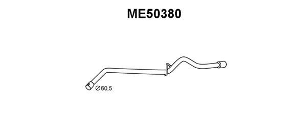 VENEPORTE Труба выхлопного газа ME50380
