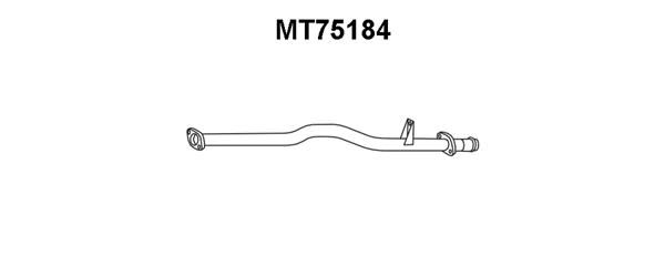 VENEPORTE Труба выхлопного газа MT75184