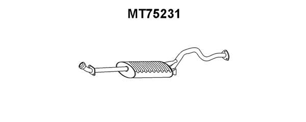 VENEPORTE Глушитель выхлопных газов конечный MT75231