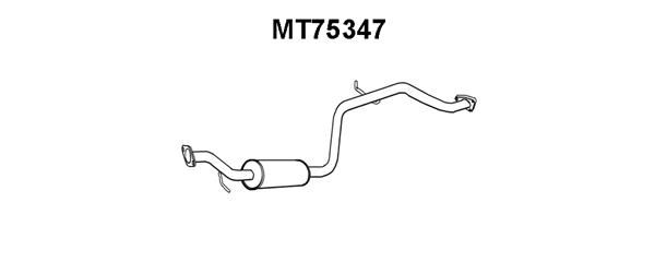 VENEPORTE Глушитель выхлопных газов конечный MT75347