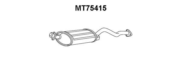 VENEPORTE Предглушитель выхлопных газов MT75415