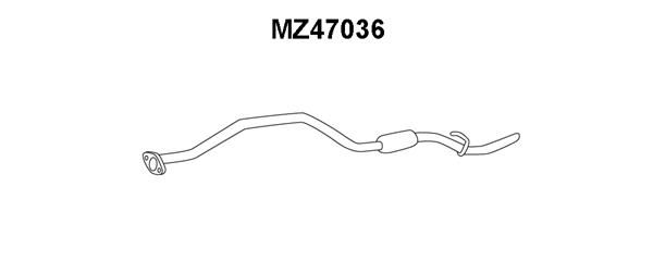 VENEPORTE Труба выхлопного газа MZ47036