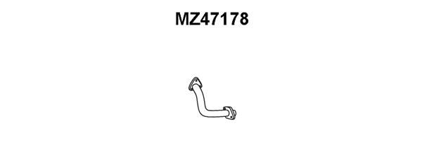 VENEPORTE Труба выхлопного газа MZ47178