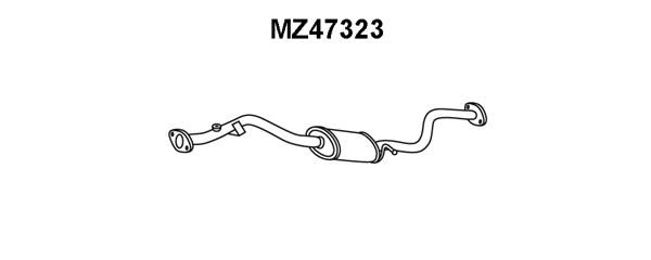 VENEPORTE Предглушитель выхлопных газов MZ47323