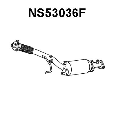 VENEPORTE Сажевый / частичный фильтр, система выхлопа ОГ NS53036F