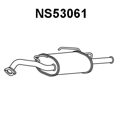 VENEPORTE Глушитель выхлопных газов конечный NS53061