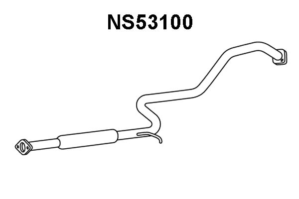 VENEPORTE Средний глушитель выхлопных газов NS53100