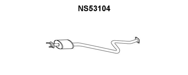 VENEPORTE Предглушитель выхлопных газов NS53104