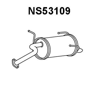 VENEPORTE Глушитель выхлопных газов конечный NS53109