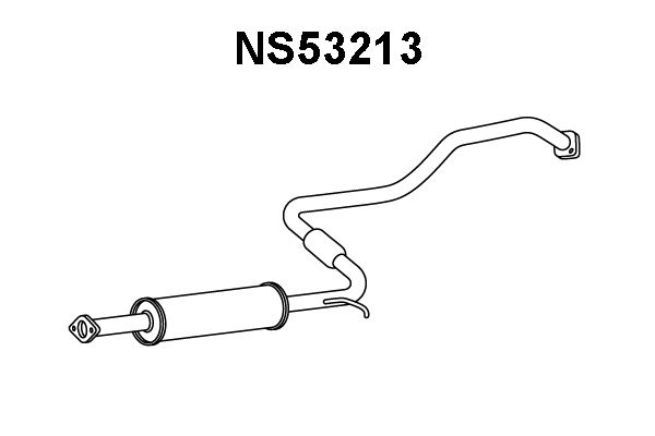 VENEPORTE Глушитель выхлопных газов конечный NS53213