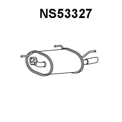 VENEPORTE Глушитель выхлопных газов конечный NS53327