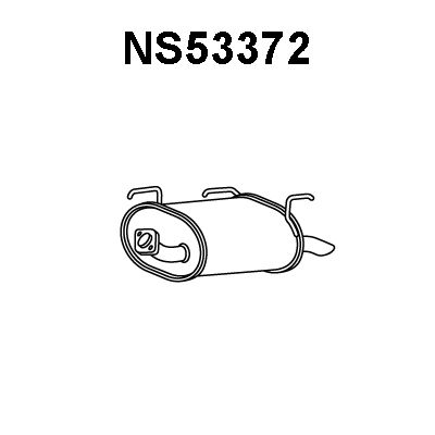 VENEPORTE Глушитель выхлопных газов конечный NS53372