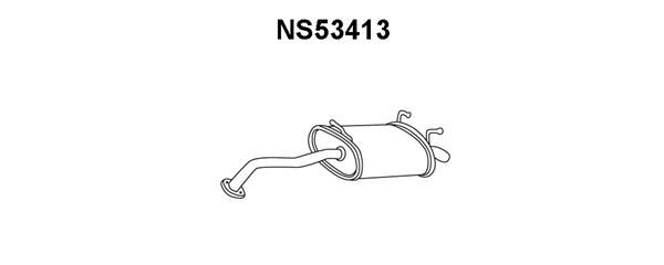 VENEPORTE Глушитель выхлопных газов конечный NS53413