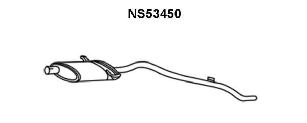 VENEPORTE Глушитель выхлопных газов конечный NS53450