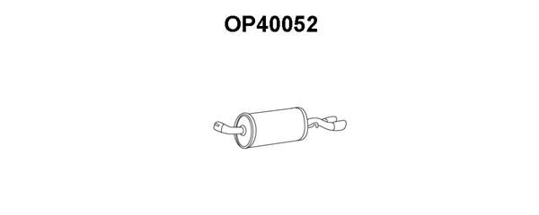 VENEPORTE Глушитель выхлопных газов конечный OP40052