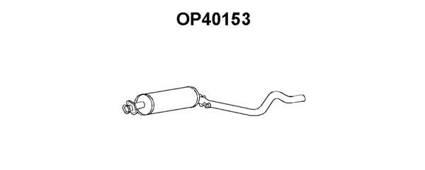 VENEPORTE Средний глушитель выхлопных газов OP40153