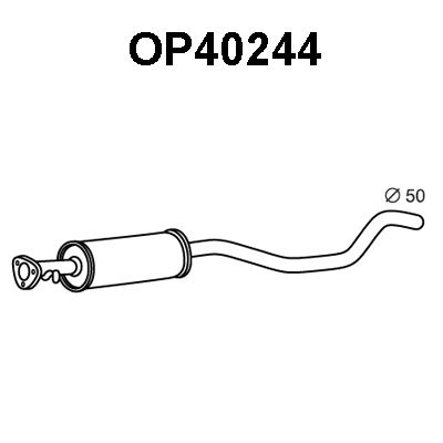 VENEPORTE Kesksummuti OP40244