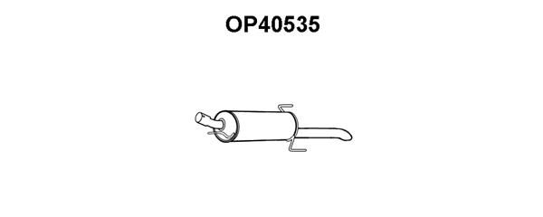 VENEPORTE Глушитель выхлопных газов конечный OP40535