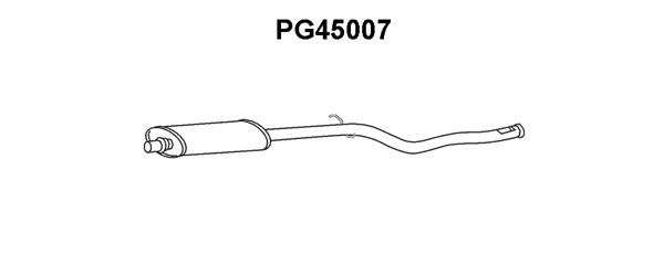 VENEPORTE Предглушитель выхлопных газов PG45007