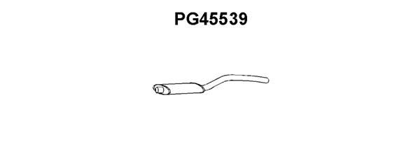 VENEPORTE Средний глушитель выхлопных газов PG45539