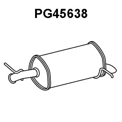 VENEPORTE Глушитель выхлопных газов конечный PG45638