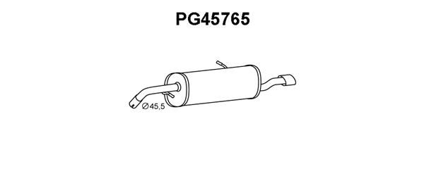 VENEPORTE Глушитель выхлопных газов конечный PG45765