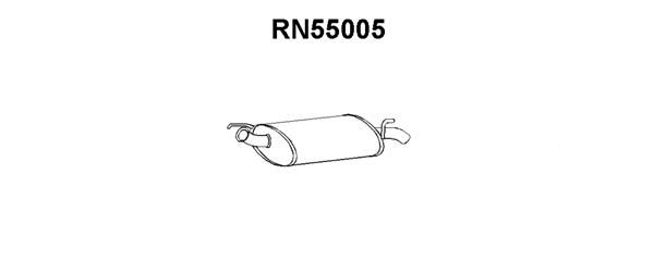 VENEPORTE Глушитель выхлопных газов конечный RN55005