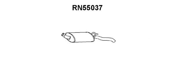 VENEPORTE Глушитель выхлопных газов конечный RN55037