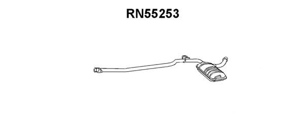 VENEPORTE Предглушитель выхлопных газов RN55253