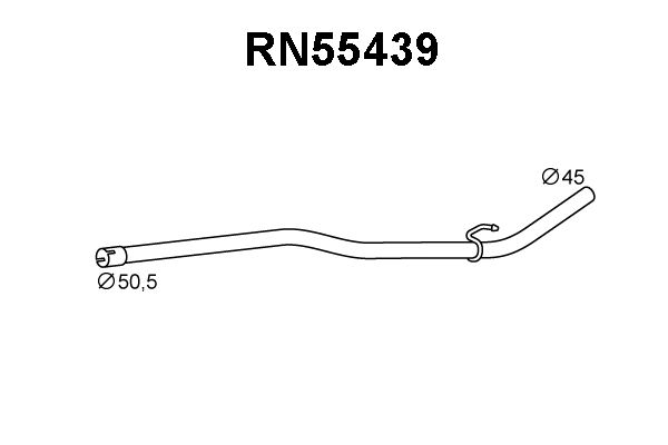 VENEPORTE Труба выхлопного газа RN55439